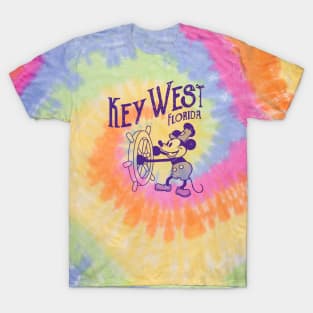 Steamboat Willie - Key West Flroida tie dye T-Shirt